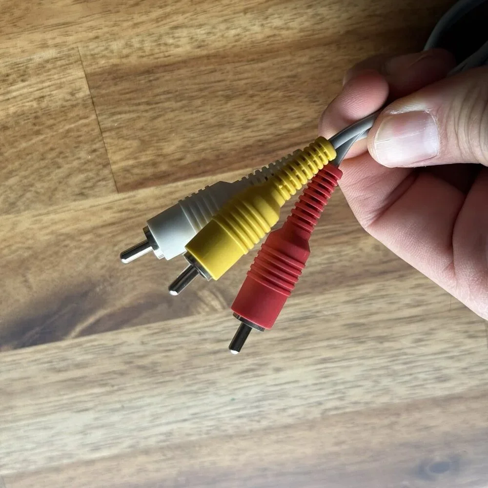 OEM Nintendo Wii AV RCA Audio Video Composite Cable‎ TV Connecting Cord RVL-009